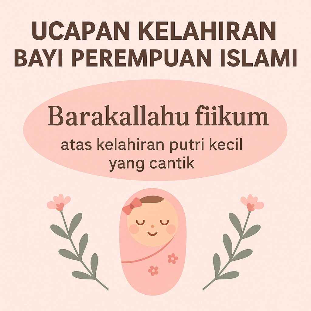 Ucapan Kelahiran Bayi Perempuan Islami: Doa dan Harapan Penuh Berkah