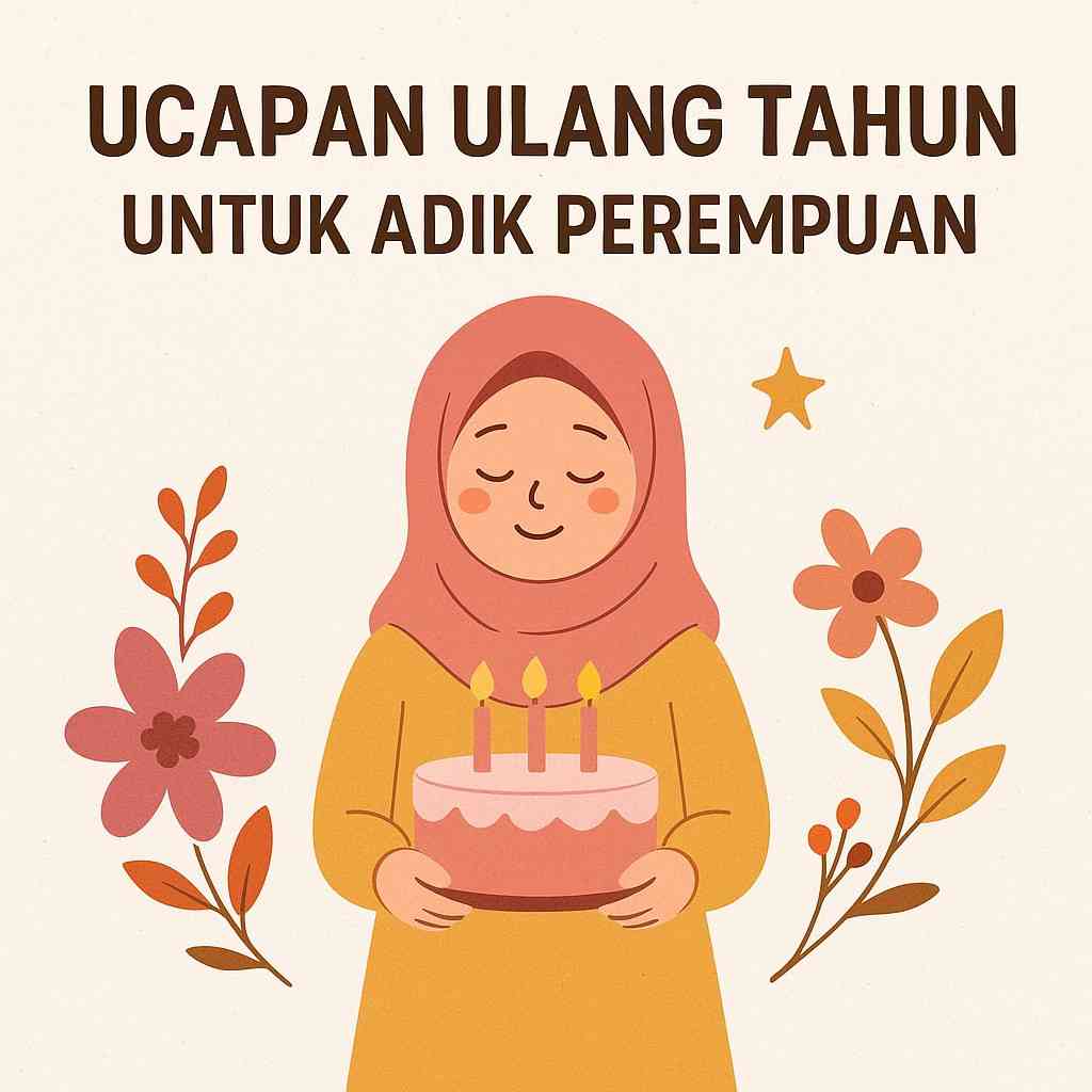 Ucapan Ulang Tahun Islami untuk Adik Perempuan: Doa dan Kasih Sayang dalam Ikatan Keluarga